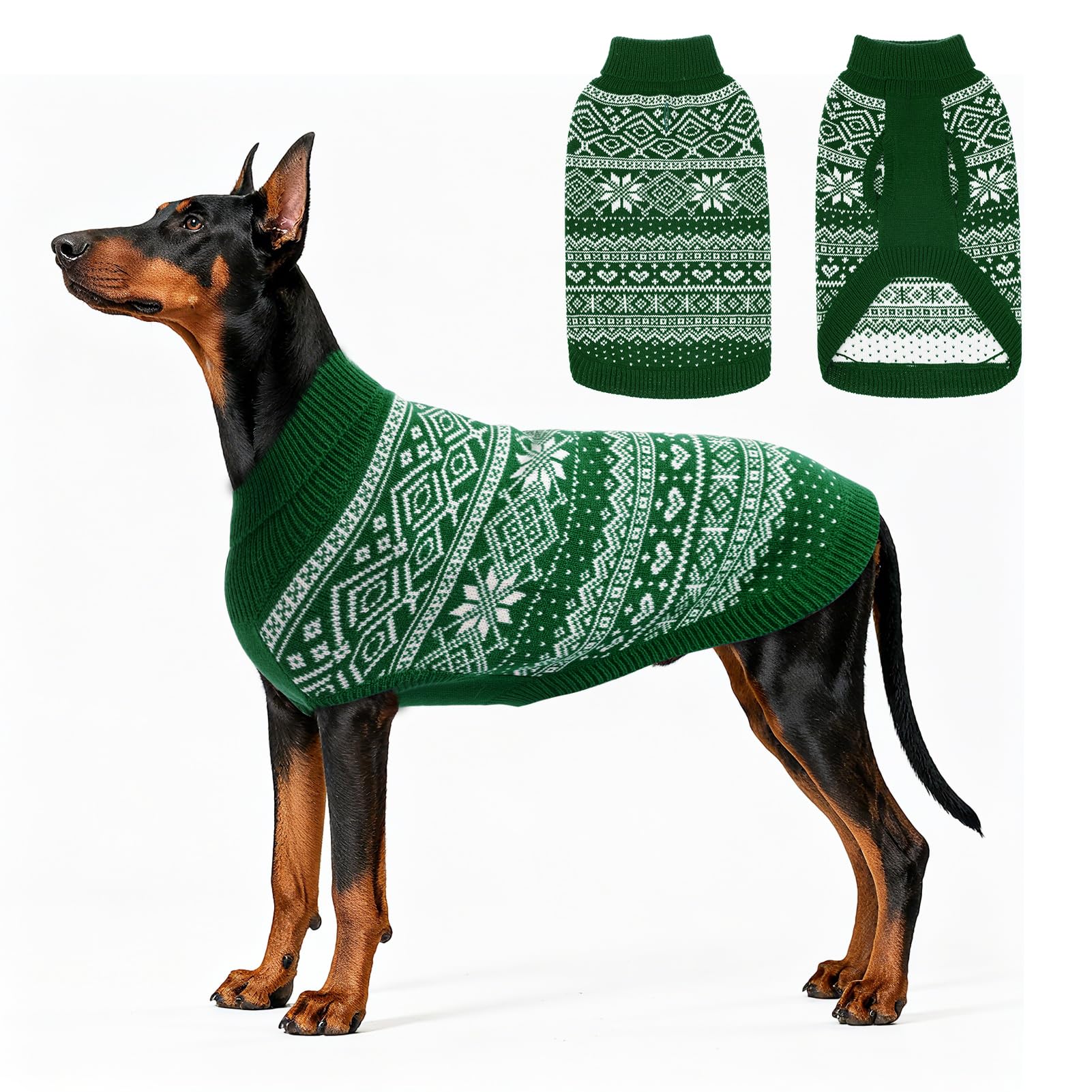 Homimp sudadera perro argyle frontal brinda calor cómodo para paseos fríos.