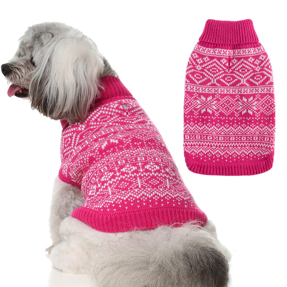 Homimp sudadera argyle para perro, vista frontal, ideal para paseos en clima frío