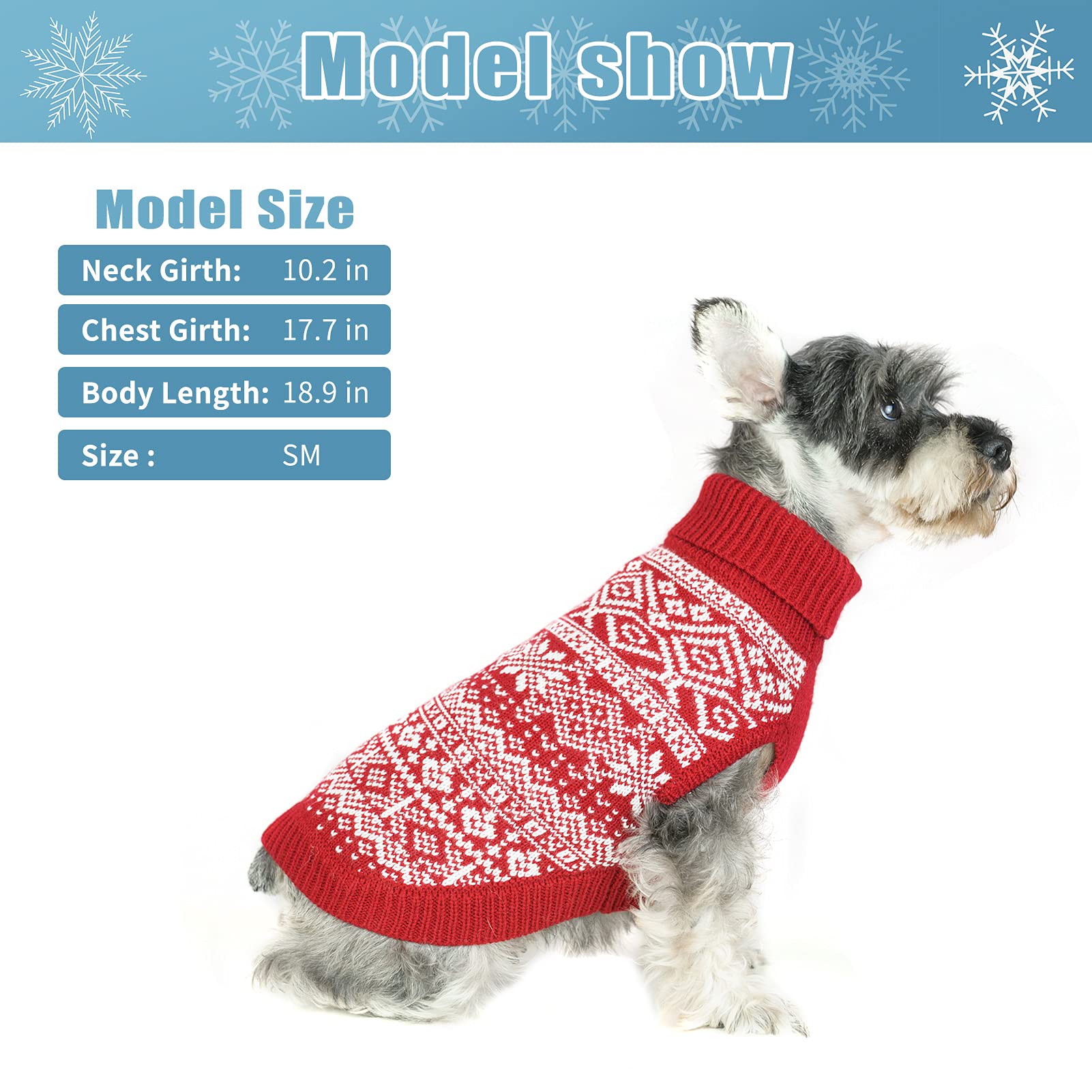 Homimp sudadera para perros Argyle, material acrílico suave que aporta abrigo