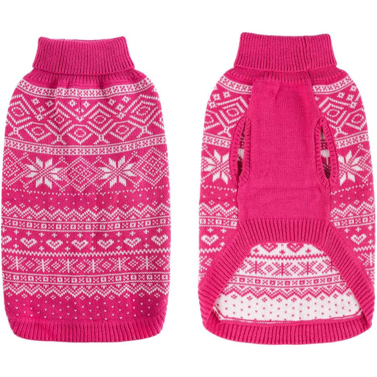 Homimp sudadera a rombos rosa colores vivos, perfecto para sesiones de fotos caninas.