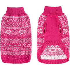 Homimp sudadera a rombos rosa colores vivos, perfecto para sesiones de fotos caninas.