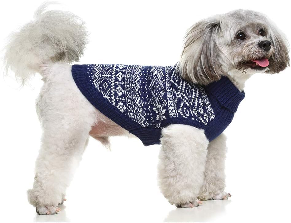 HOMIMP sueter-perro-argyle-azul-tejido-acrilico: material cálido y suave al tacto.