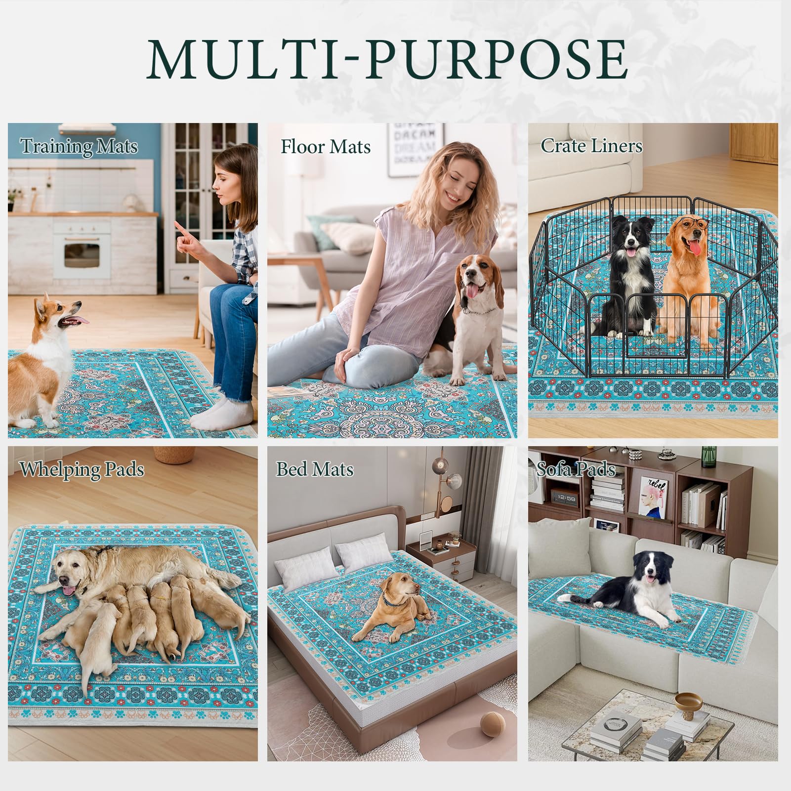 Tapete Homimp para sofá y suelo, suave para patas y fácil de limpiar.