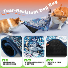Hompet 2 Pack almohadilla impermeable, protege suelos de fugas y manchas.