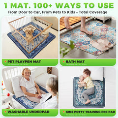 Hompet tapete antideslizante, base con puntos, evita resbalones en entradas.