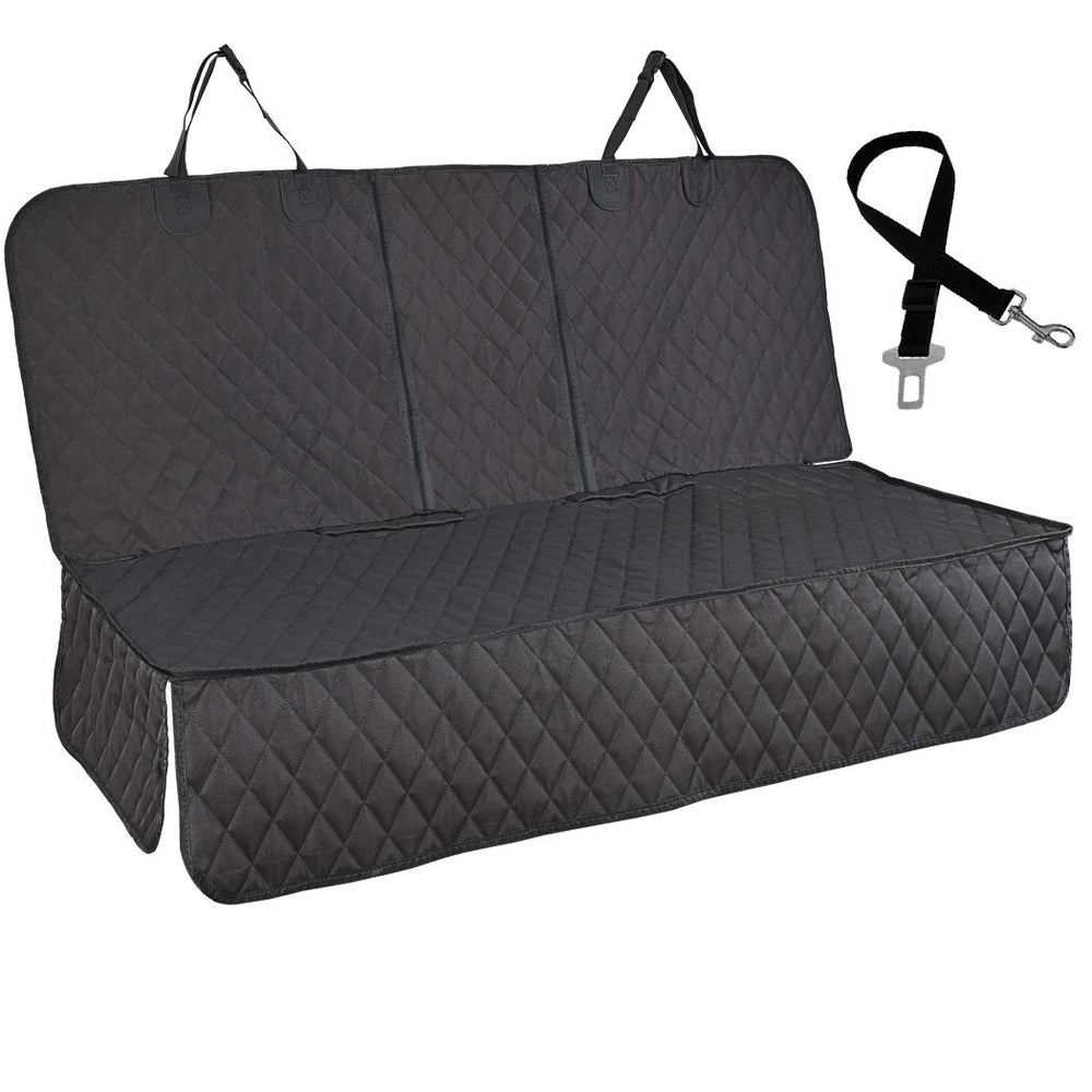 Honest Outfitters cobertura de asiento para perro con aleta lateral protege el asiento y evita manchas.