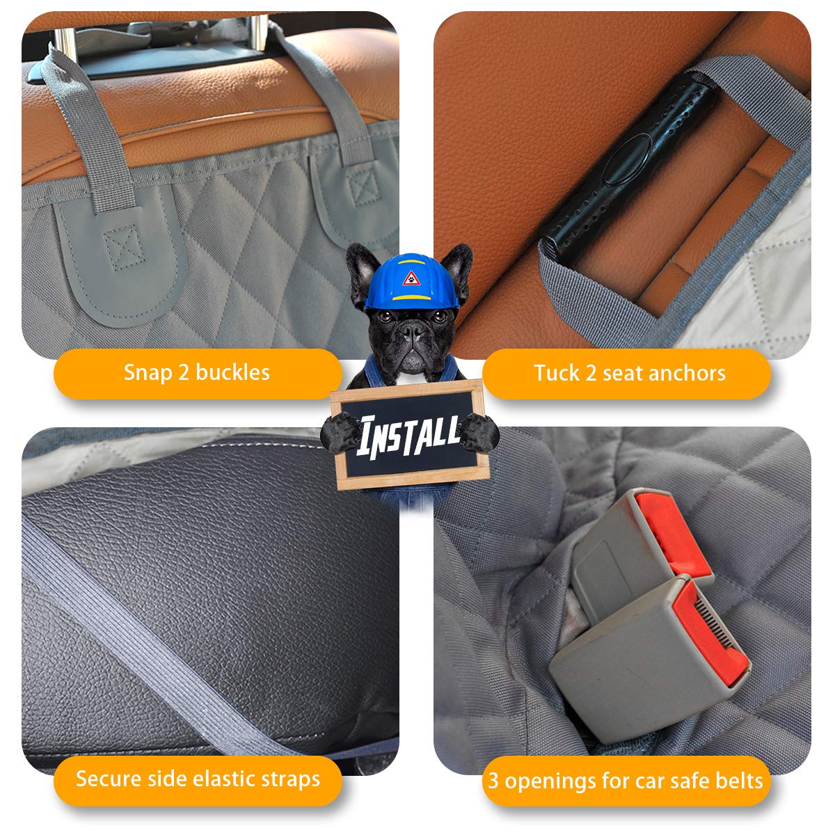 HONEST OUTFITTERS funda con anclajes para mayor seguridad