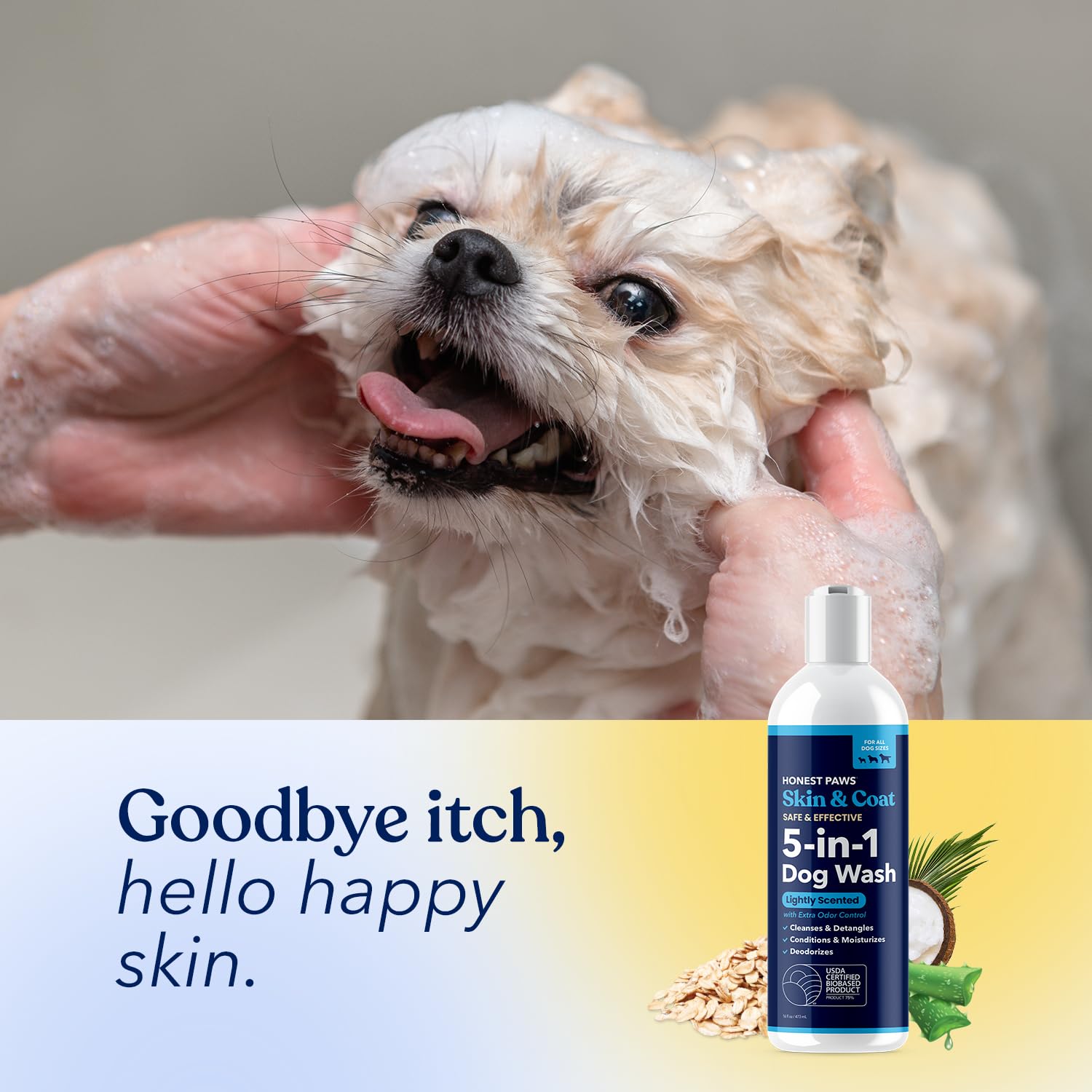 Honest Paws champú para perros: apto para cachorros mayores de 12 semanas.