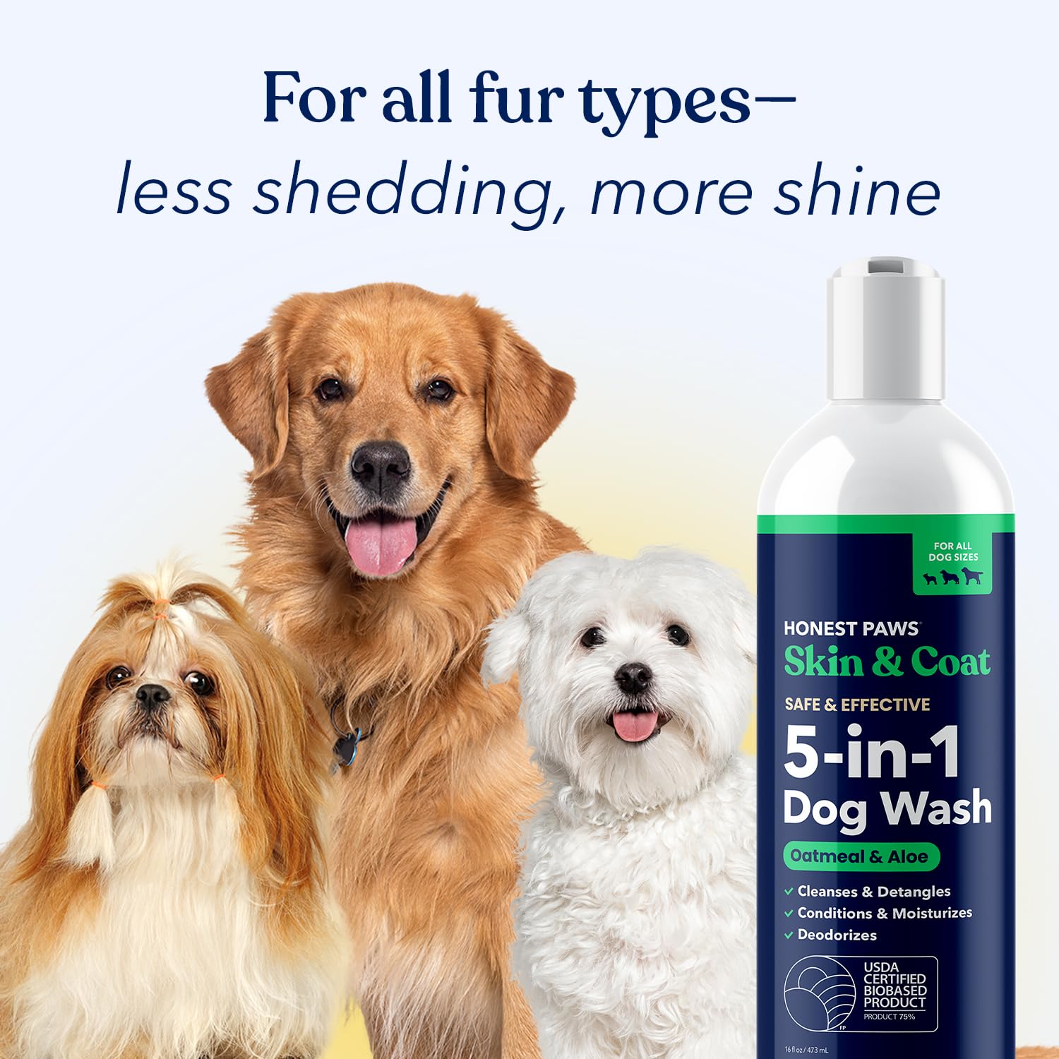 Honest Paws champú olor suave: aroma natural para una experiencia agradable.