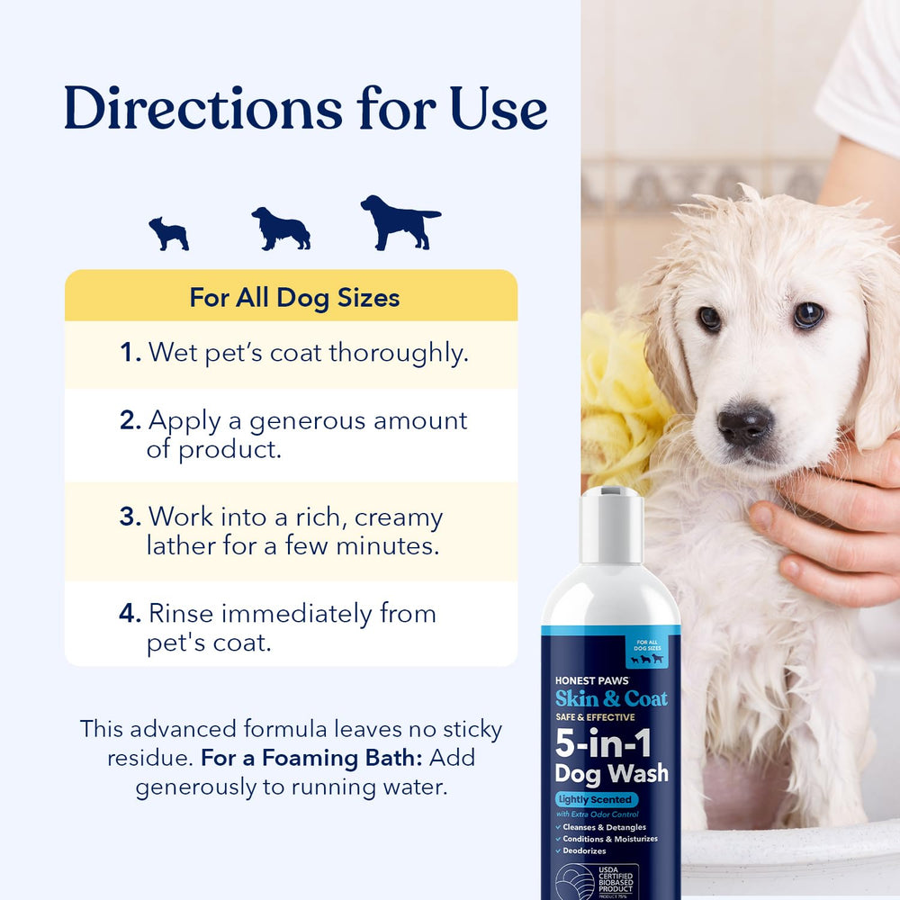 Control de olor suave con Honest Paws para paseos sin fragancias fuertes.