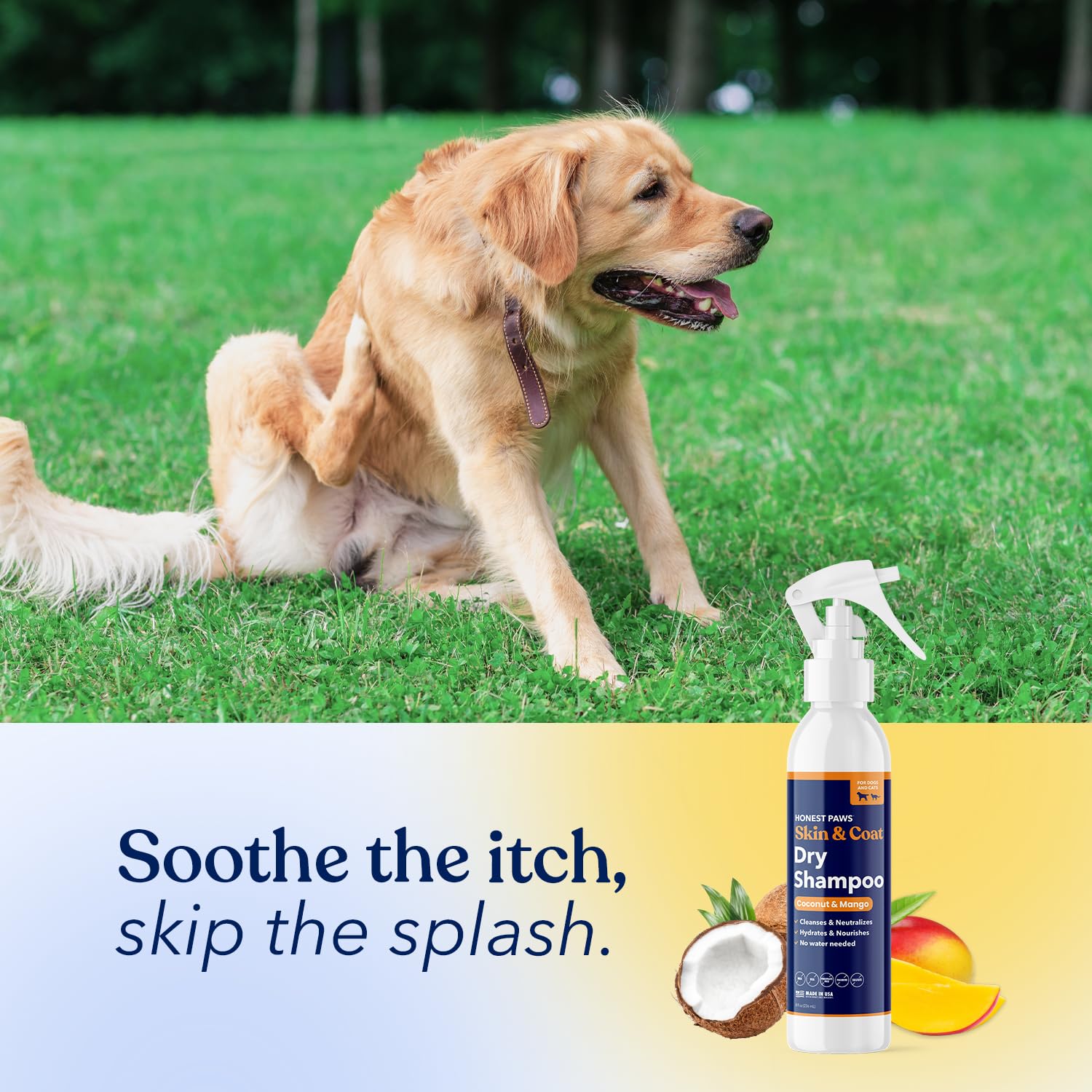 Honest Paws ingredientes globales sin quimicos agresivos