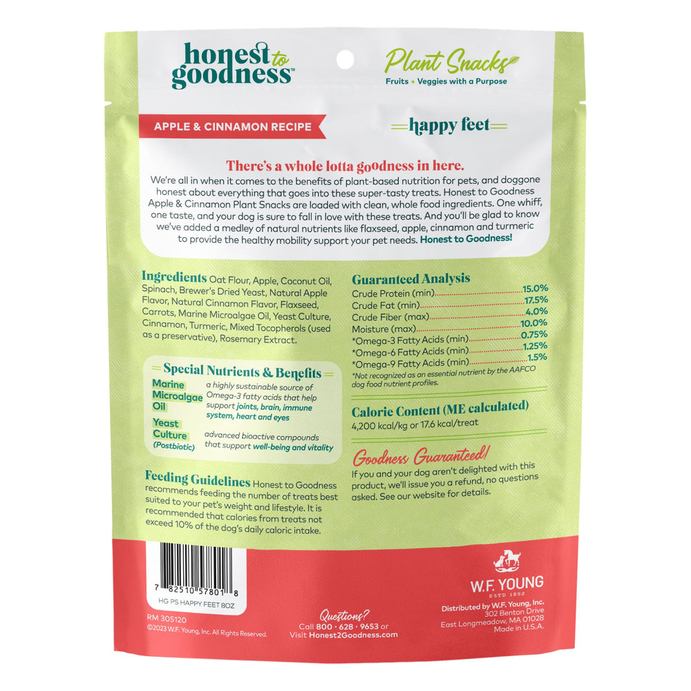 Honest to Goodness hechos en Estados Unidos, ingredientes sostenibles y responsables.