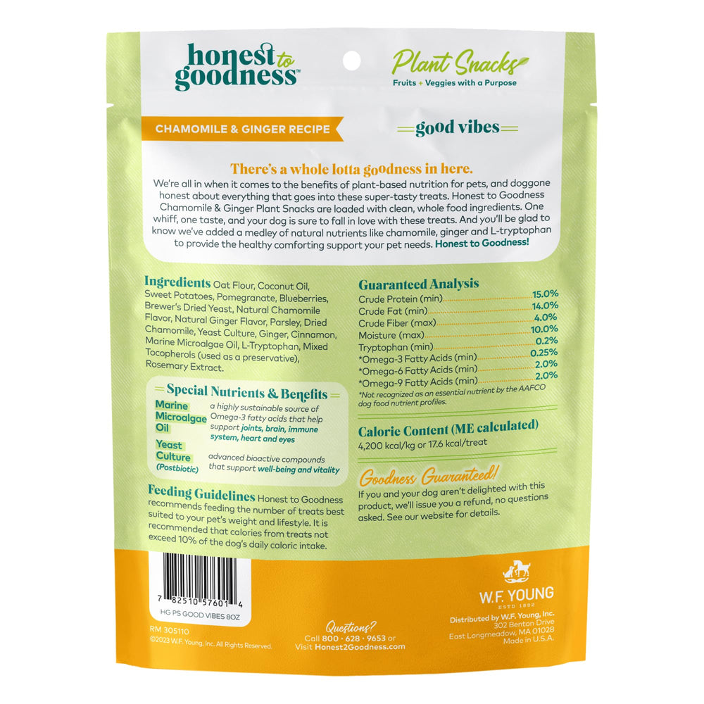 Honest to Goodness Snacks, presentación de 8oz, ideal para compartir.