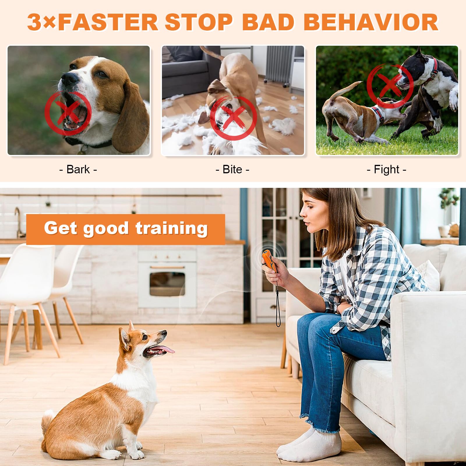 Honey Paws entrenamiento humano sin descargas, método seguro.