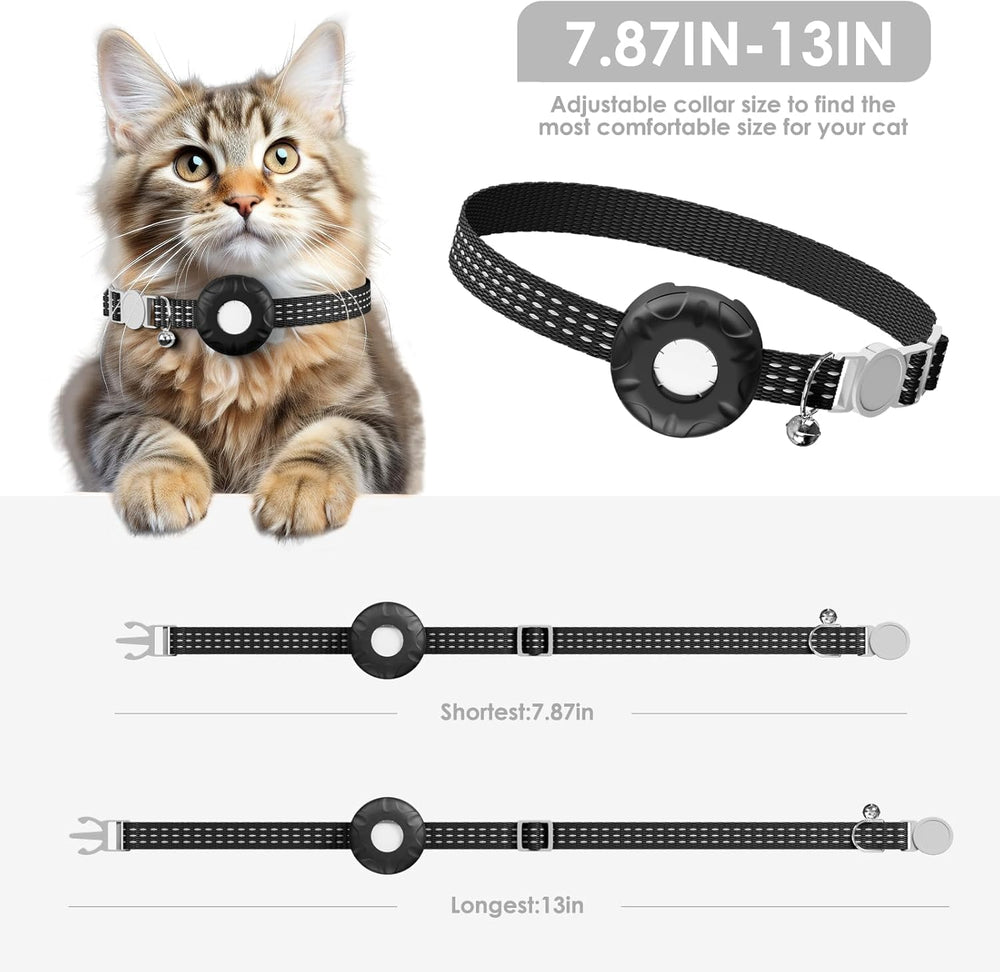 HongTop H Cat Tracker peso ligero, cómodo de llevar en el collar.
