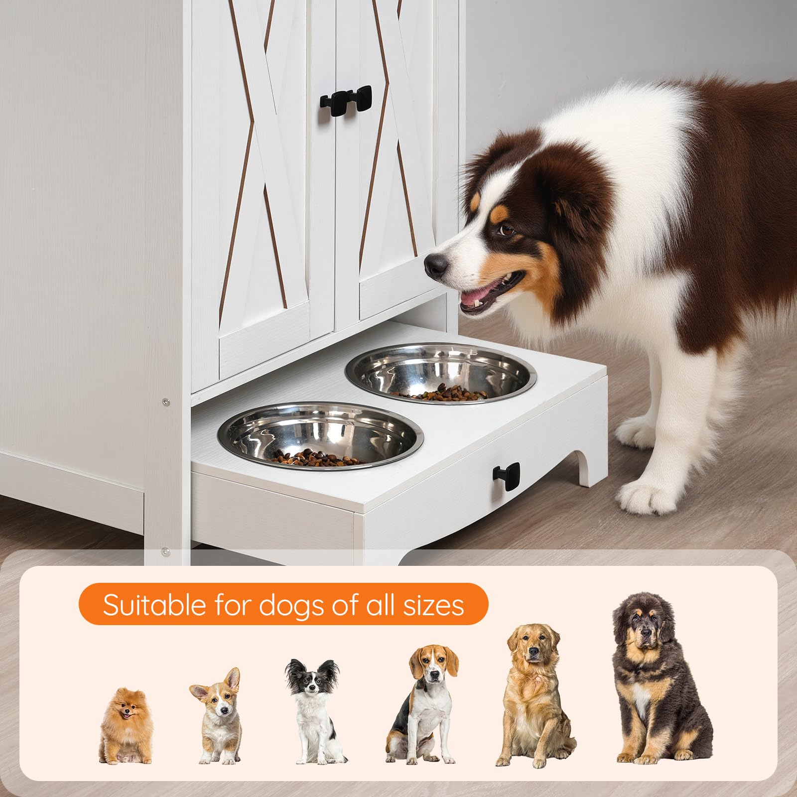 HOOBRO estante interior ajustable en tres alturas para snacks y juguetes.