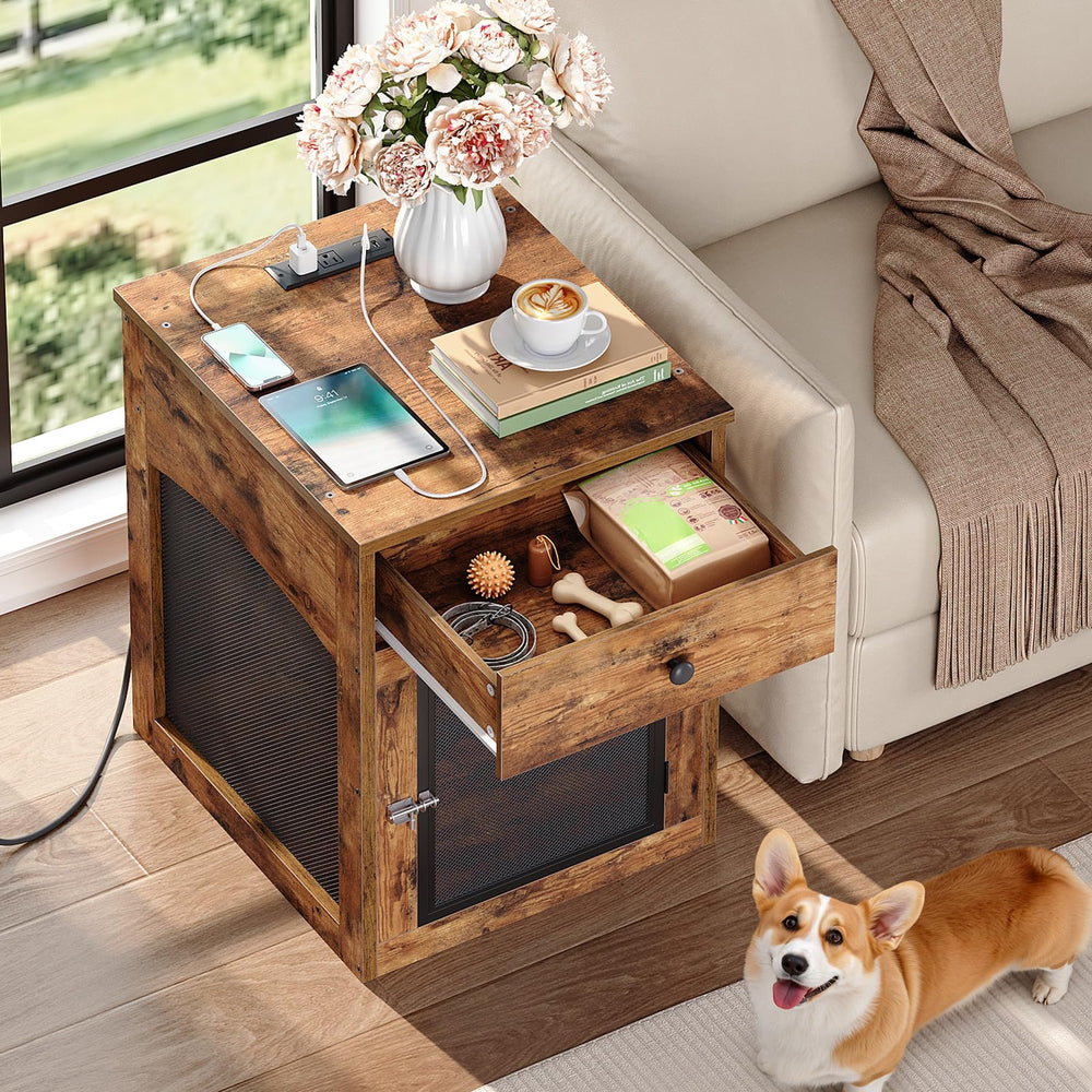 HOOBRO jaula-perro-ventilacion-tres-lados, buena visibilidad y aire para tu mascota.