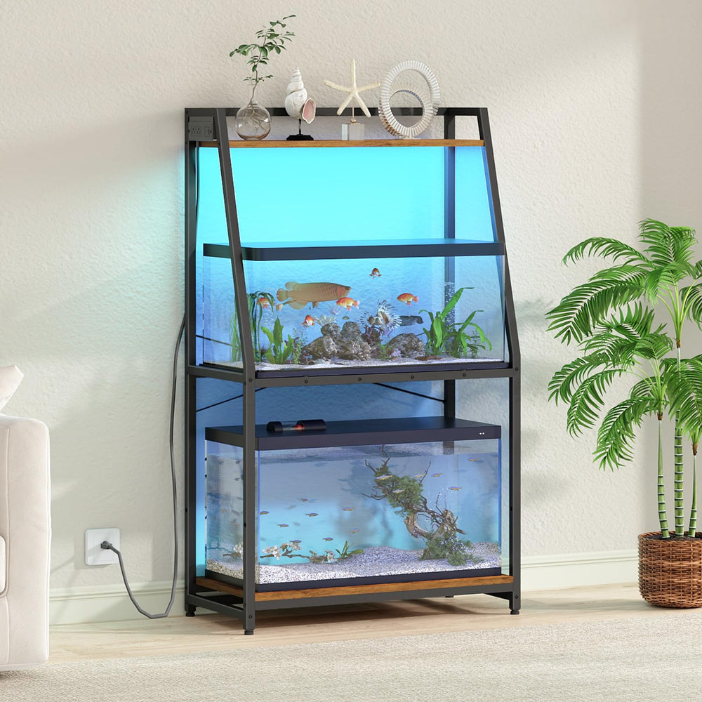 HOOBRO luz LED multicolor para acuario añade ambiente sereno y personalizado.