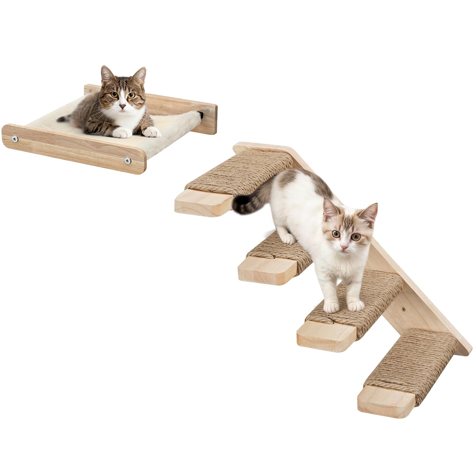 HOOBRO seguridad-y-confort-gato invita a jugar y descansar cerca.