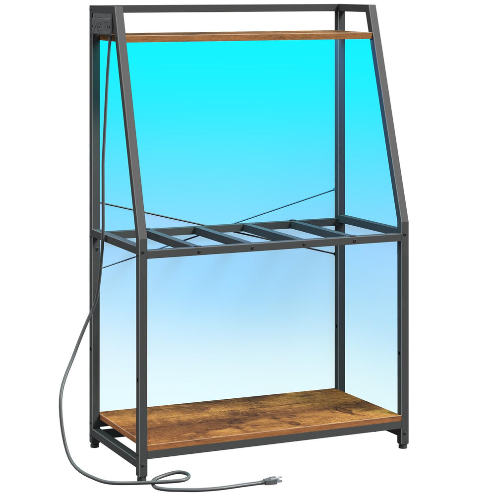 HOOBRO soporte para terrarios y tortugas en un mueble práctico.