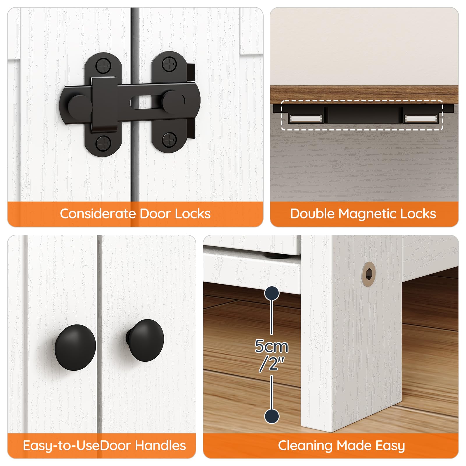HOOBRO diseño versátil como mesa lateral o de centro para sala