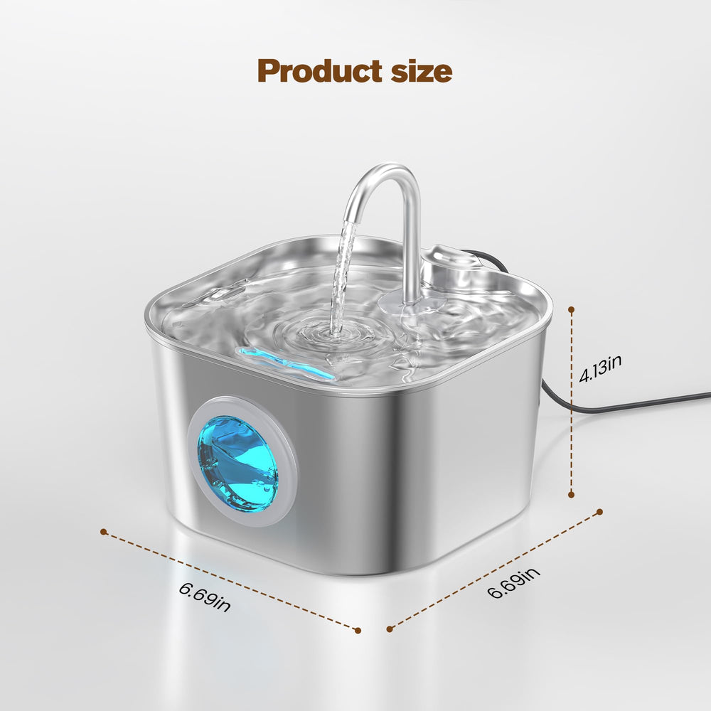 Conjunto de filtros extra para mantener el agua fresca.