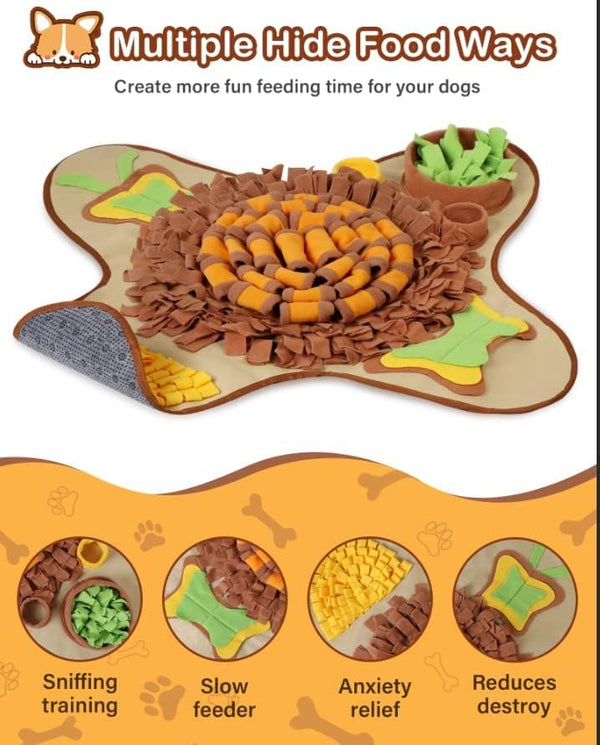 HOPET Snuffle Mat de materiales no tóxicos y duraderos.