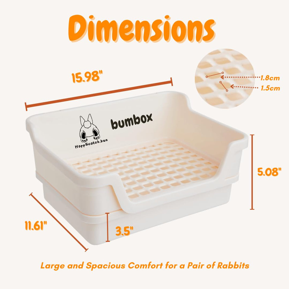 HoppScotch.bun Bumbox rejilla suave que evita atascos y cuida las patas
