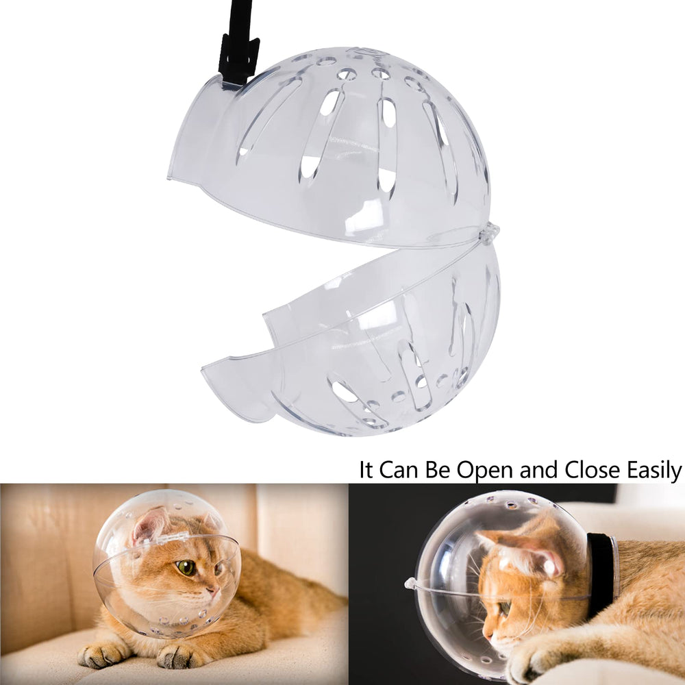 Hoqqf casco gato talla XL apto para felinos grandes en cuidados puntuales.