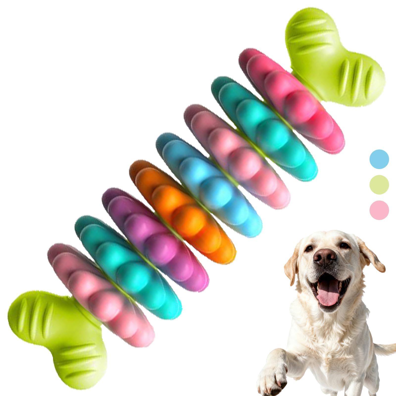 HORIBND Juguete mordida para cachorro colorido que capta la atención y mantiene la mente activa.
