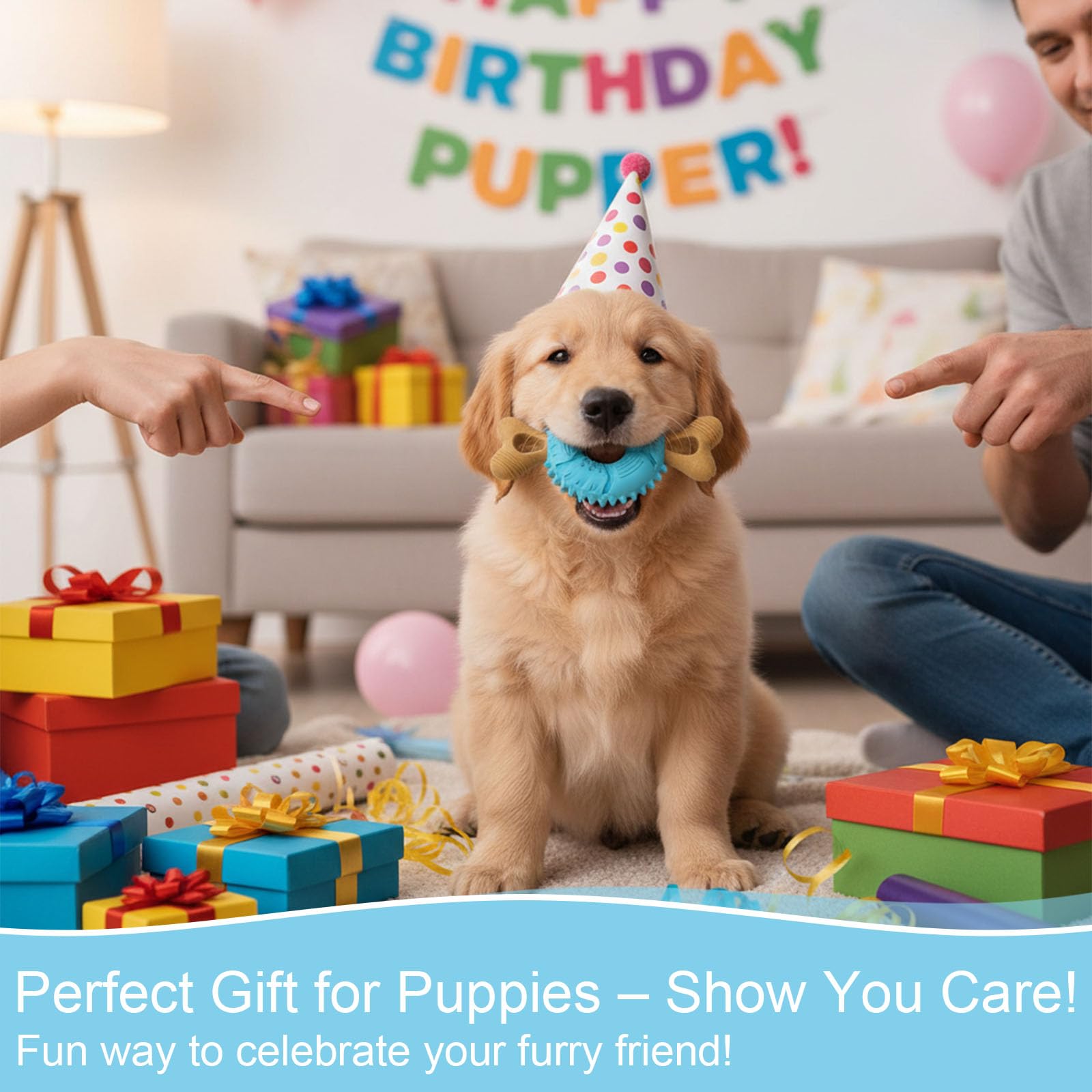 HORIBND Juguete regalo ideal para cachorros de talla pequeña.
