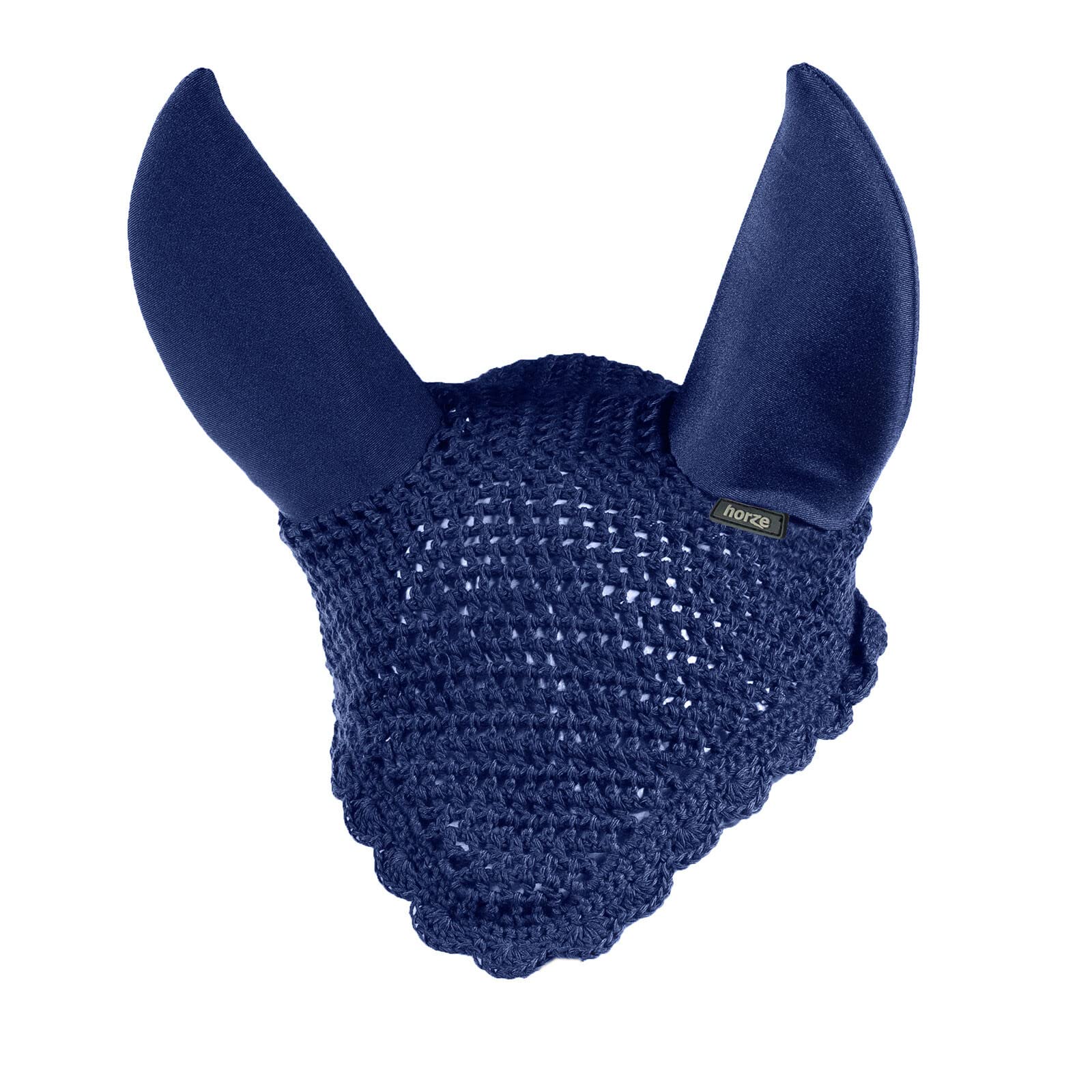 Horze bonete orejas crochet confort, ajuste cómodo para paseos y entrenamientos.