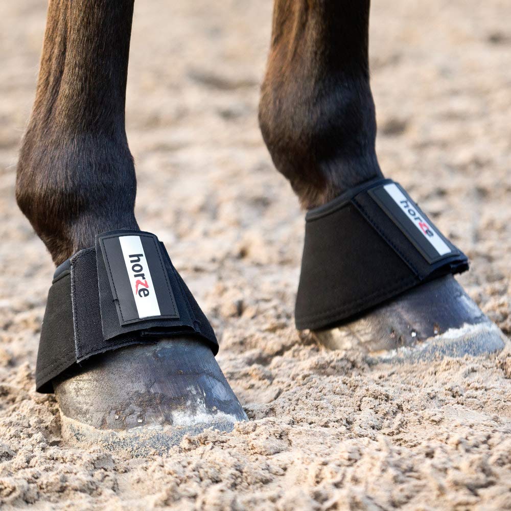 HORZE botas de casco negras para corrección de herrado y soporte estable