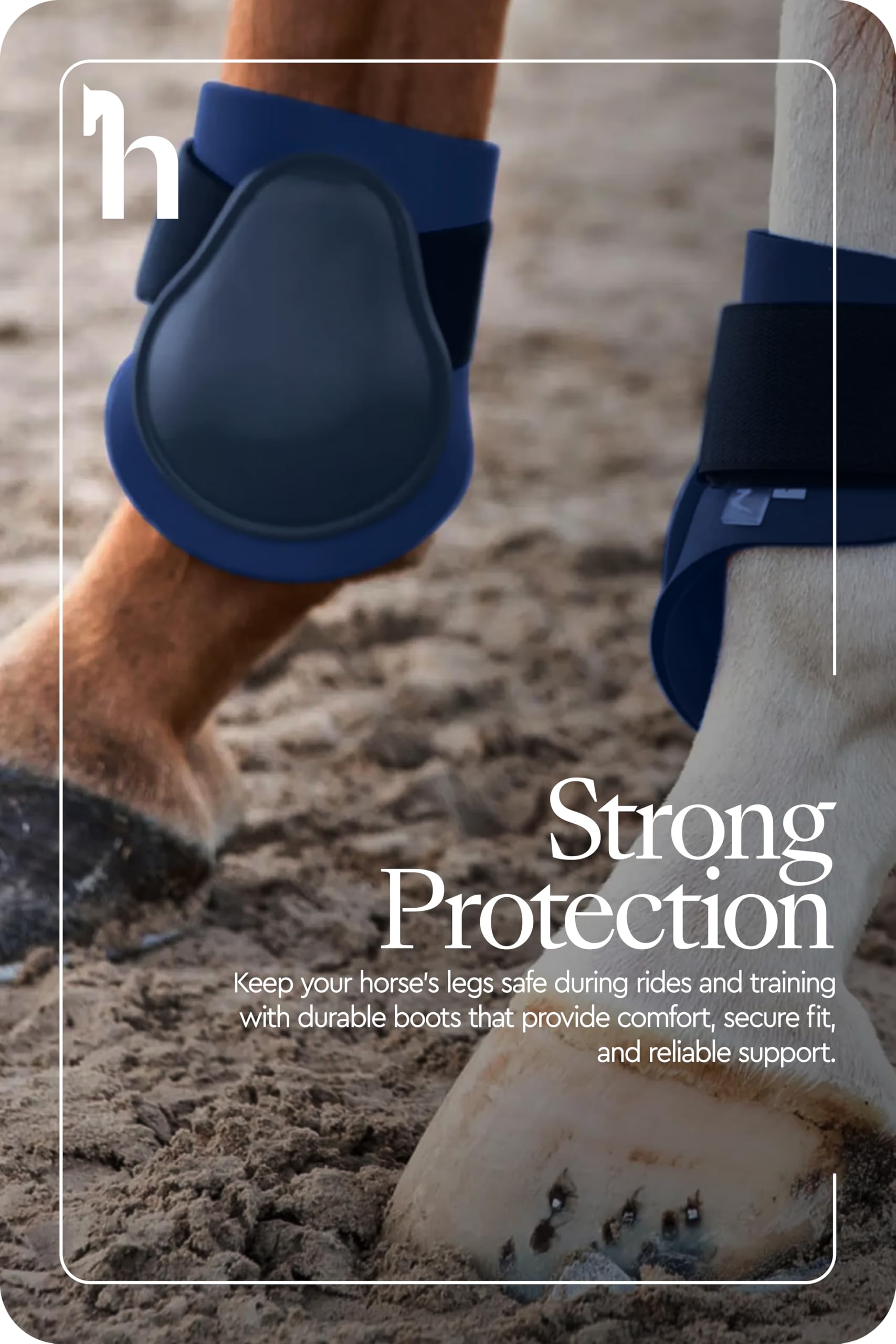 HORZE Chicago botas tendones delanteros compatibles para completar el conjunto de protección