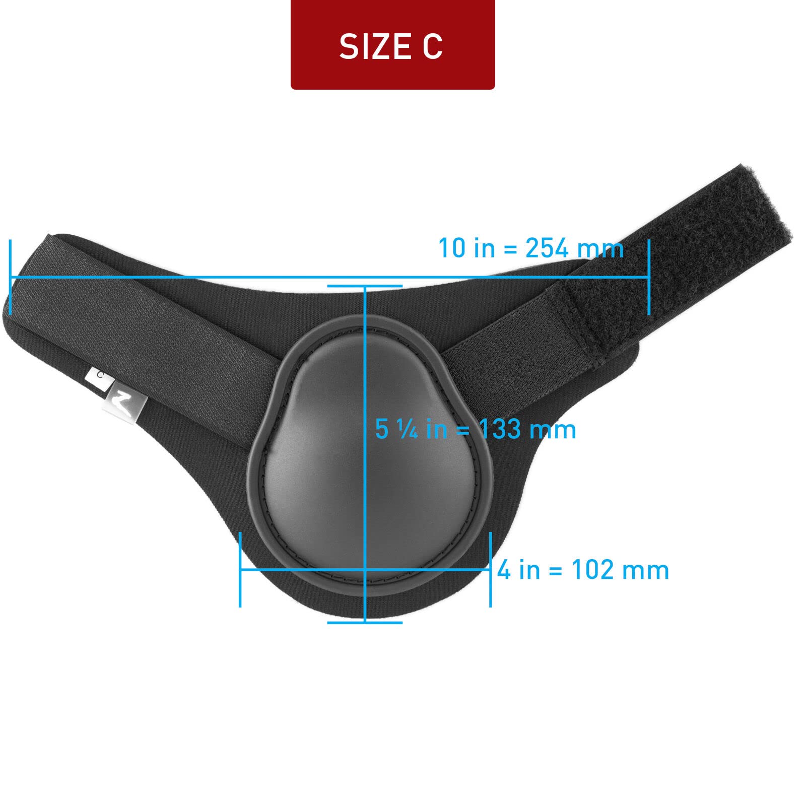 HORZE Chicago Fetlock Rear Boots, ajuste preciso, sujeción sin cortar la circulación.