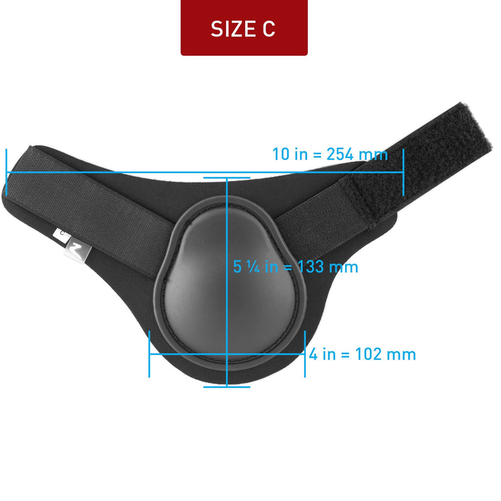 HORZE Chicago Fetlock Rear Boots, ajuste preciso, sujeción sin cortar la circulación.
