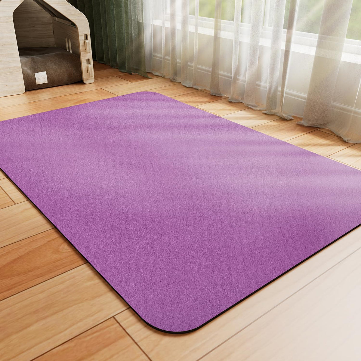 HotLive alfombrilla de alimentación para perros absorbente que mantiene el área limpia.