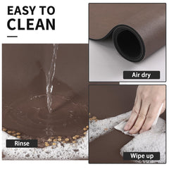 HotLive alfombrilla anti-deslizante con base impermeable para estabilidad.