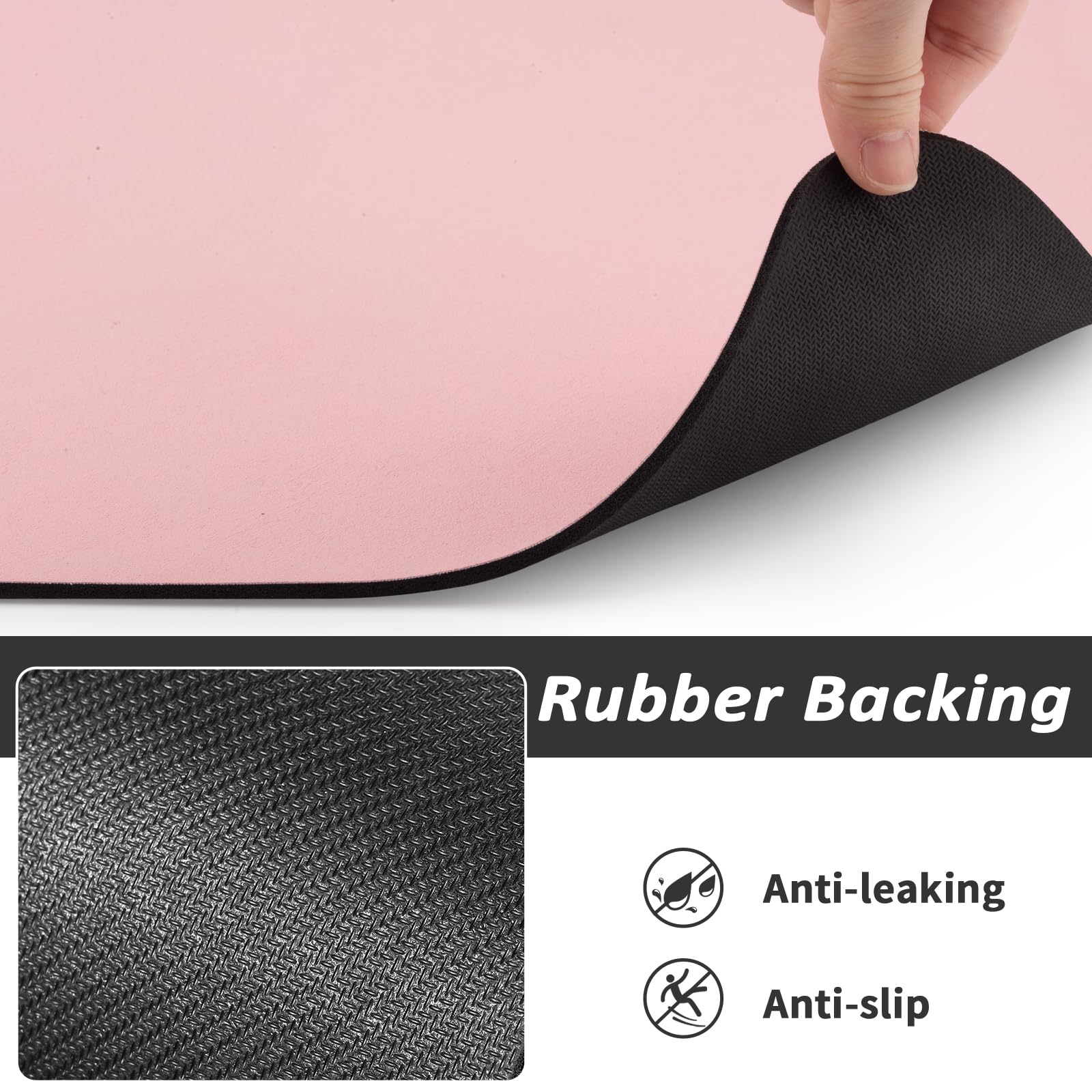 HotLive Alfombrilla base impermeable protege el suelo de derrames.