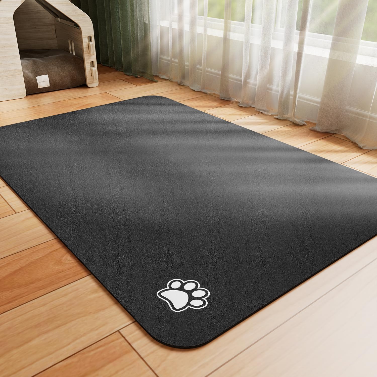 HotLive tapete absorbente para comida de perros evita derrames y manchas.