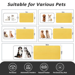 HotLive tapete lavable para mascotas, secado rápido y sin olores