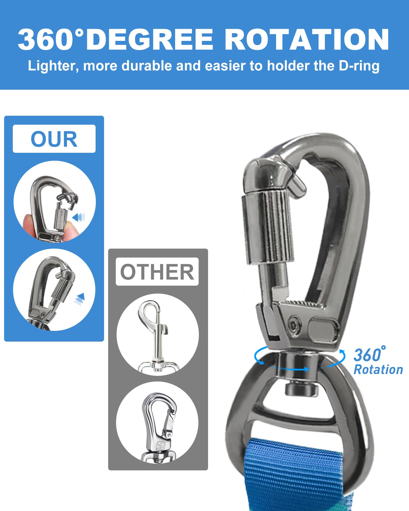 Hotsky amortiguador elástico para paseos más suaves.