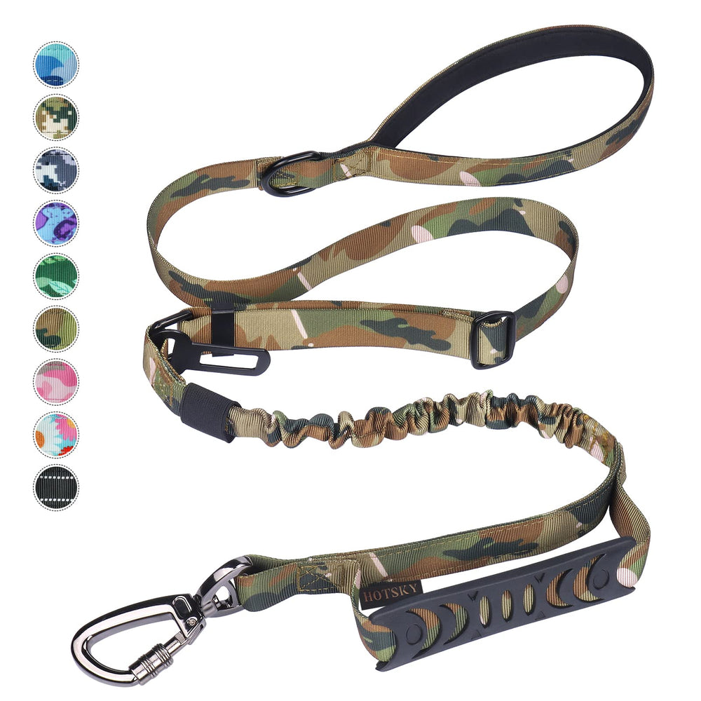 Correa Hotsky para perro táctico rosa camuflado para paseos estables.