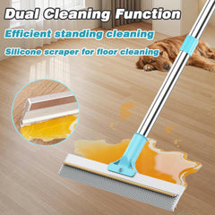 Mango ajustable Hotsky de 54 pulgadas para limpieza ergonómica.