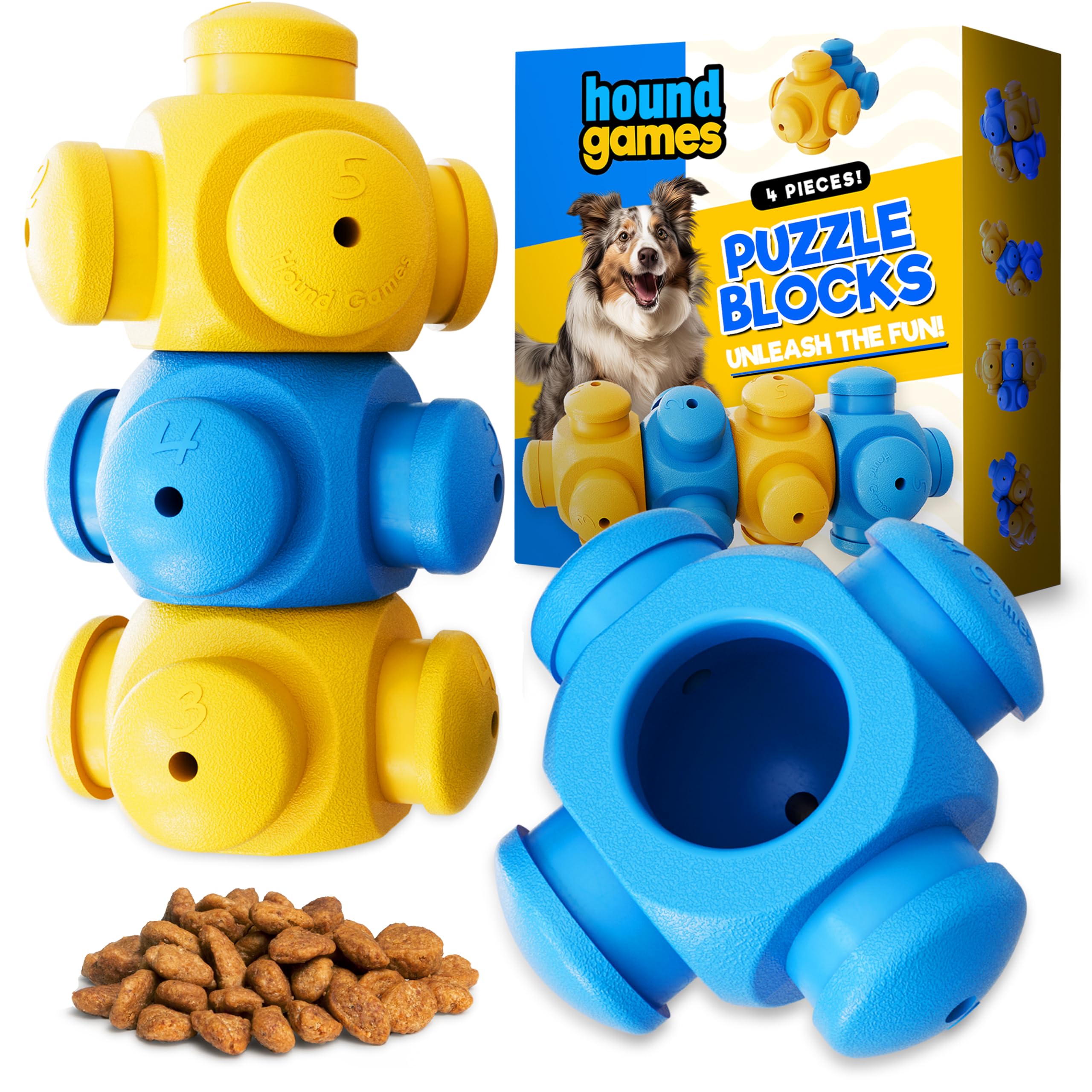 HOUNDGAMES juguete puzzle interactivo para perros que estimula la mente
