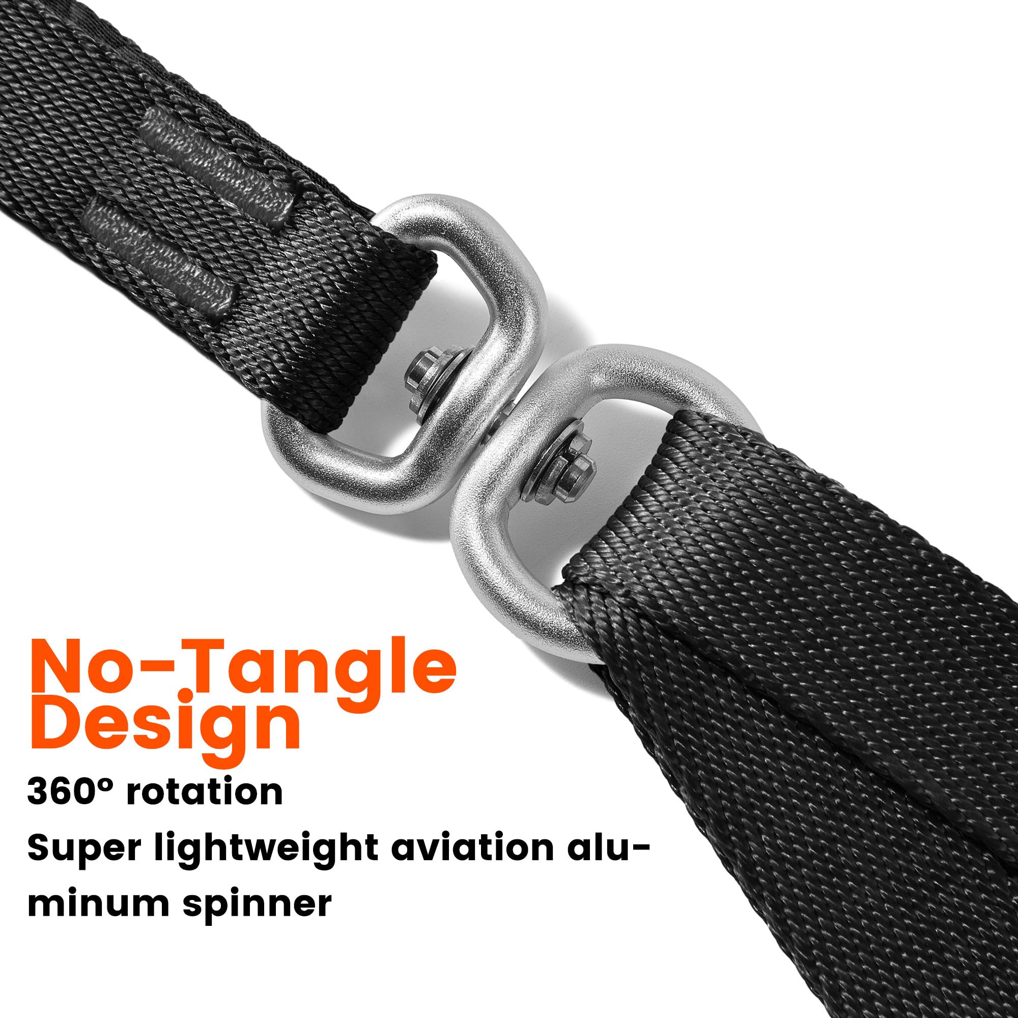 Longitud ajustable 17–26 pulgadas para cada perro con HOWGO