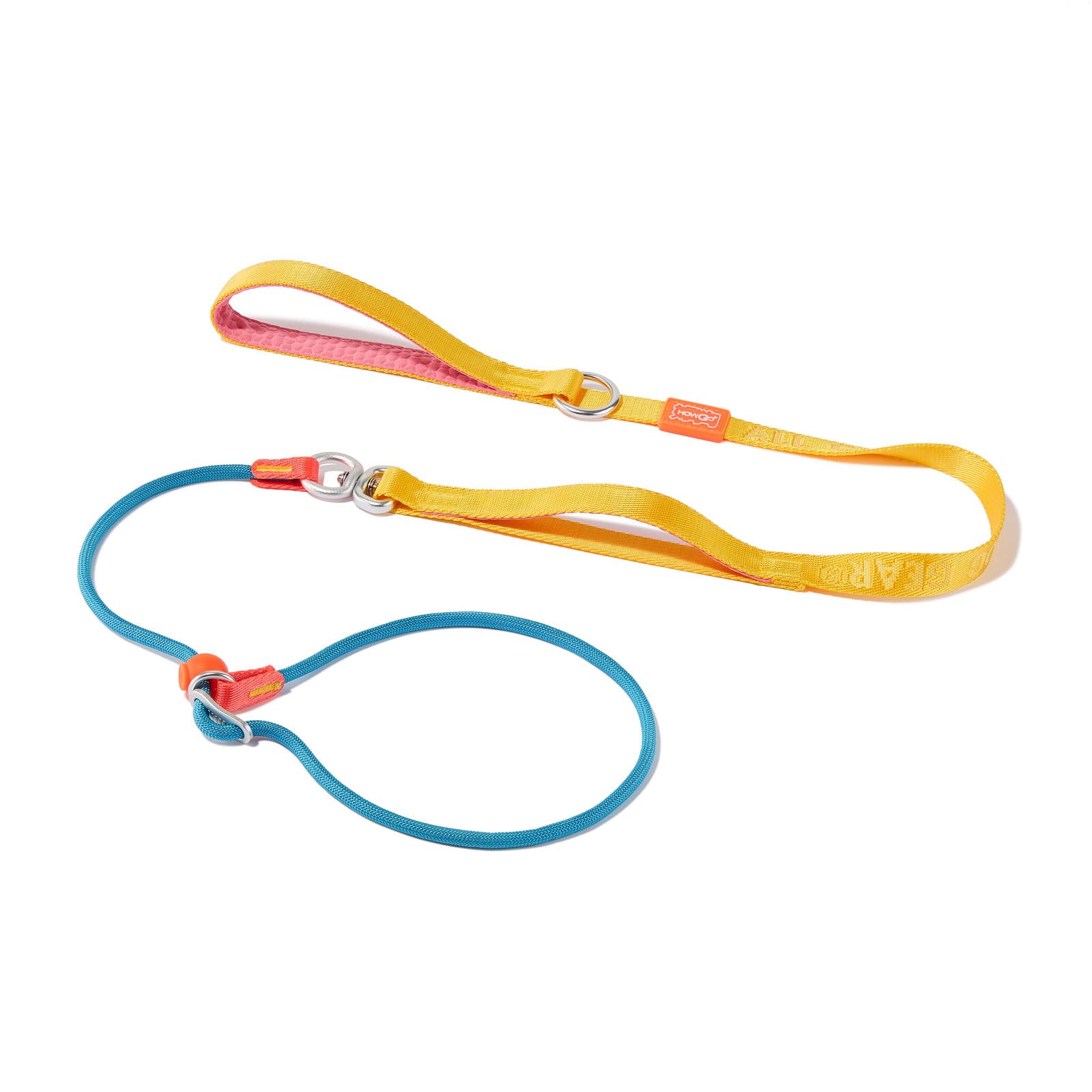 HOWGO Slip Lead con doble manija para control cómodo durante paseos.