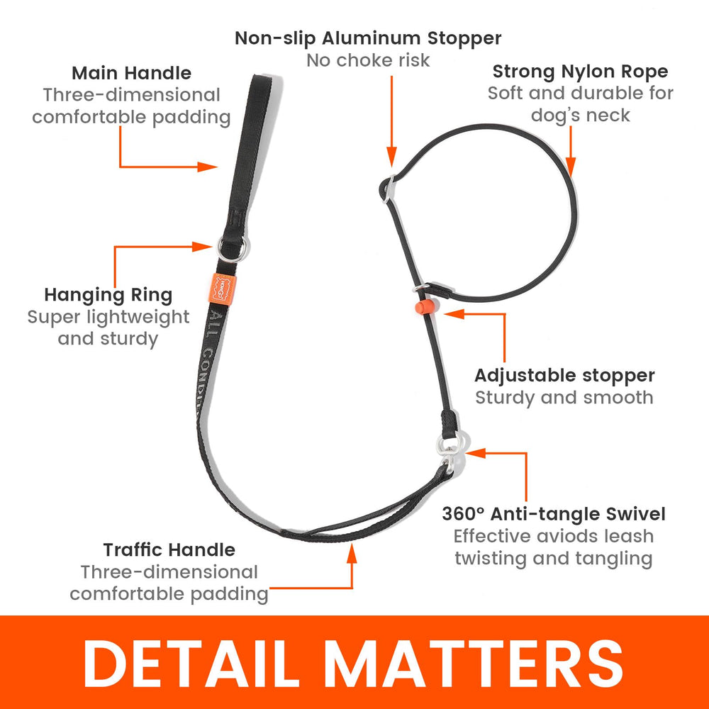 HOWGO Slip Lead para entrenamiento sin tirones con mayor control.