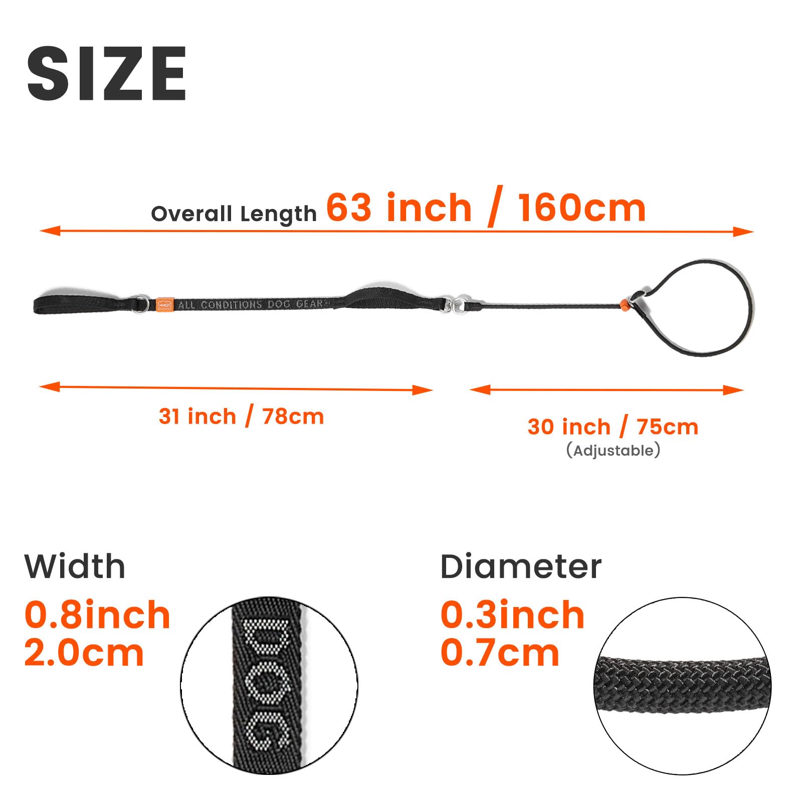 HOWGO Slip Lead ideal para paseos nocturnos seguros y visibles.