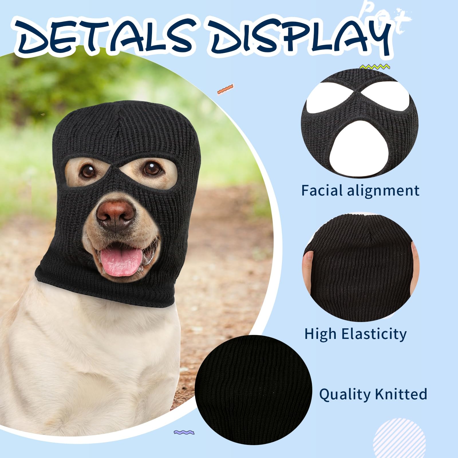 HOWWFALY: proteccion-auditiva-orejas-perro, perfecto para días fríos al caminar.
